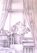 Сидящая спиной