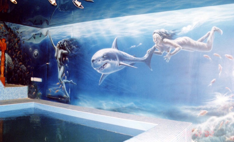 роспись сауны