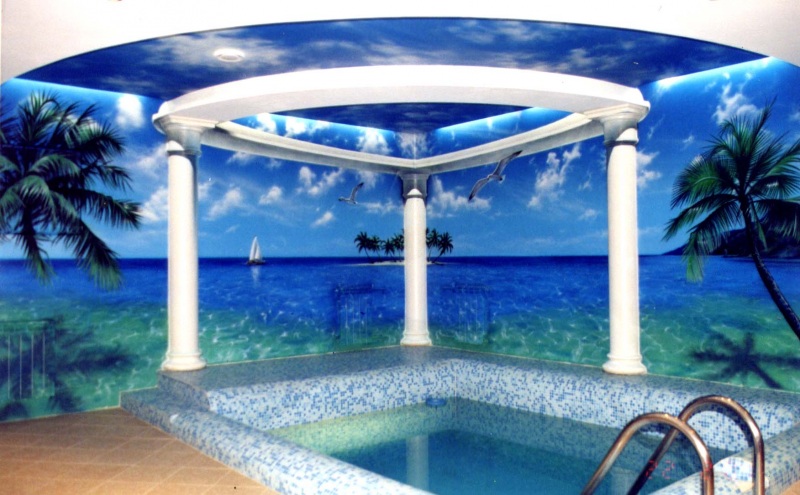 роспись сауны