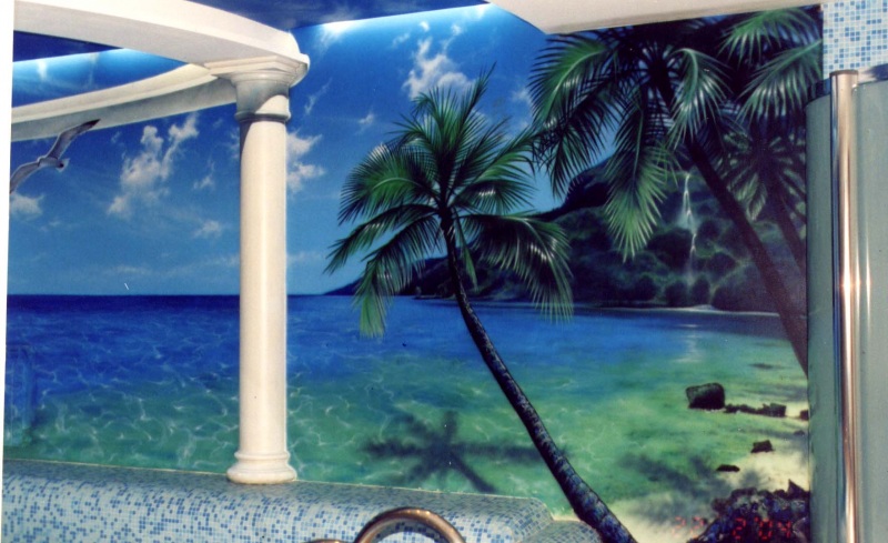 роспись сауны