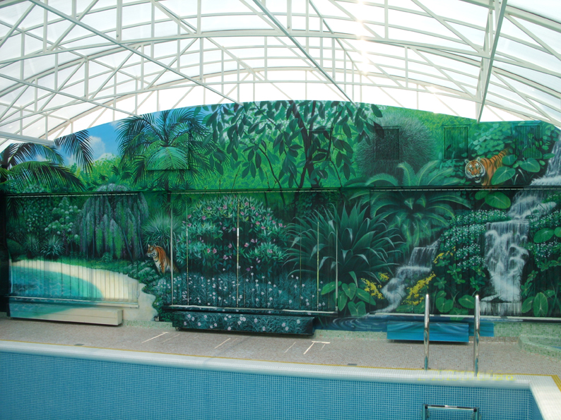 роспись стен,жалюзи,батарей отопл. ...