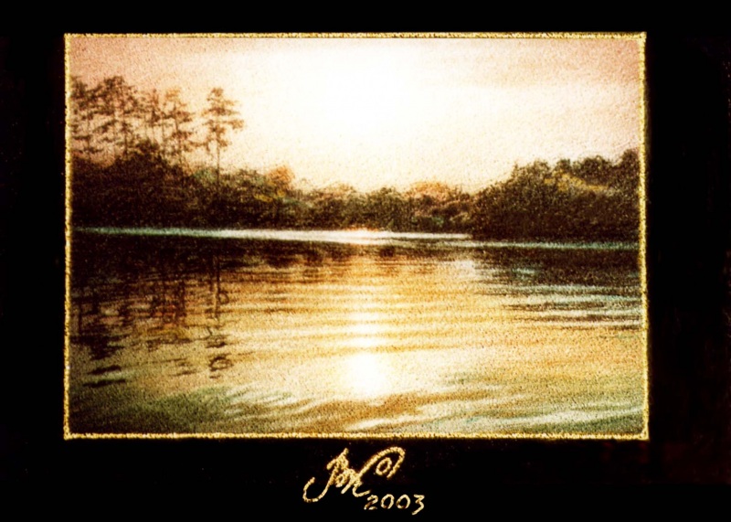 очарованная небом вода