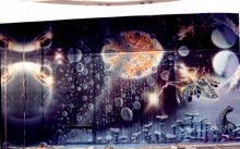 роспись стен и жалюзи в игровом зале