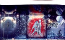 роспись стен и жалюзи в игровом зале