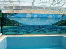 роспись стен,жалюзи,батарей отопл. ...