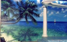 роспись стен,потолка,жалюзи и батареи  ...