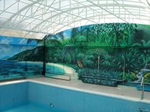 роспись стен,жалюзи, батарей отопл. ...