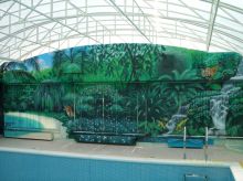 роспись стен,жалюзи,батарей отопл. ...