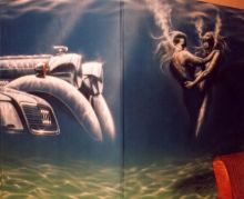 роспись бара при автомойке