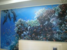 роспись в ванной комнате