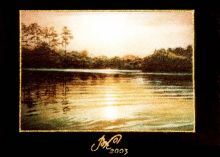 очарованная небом вода