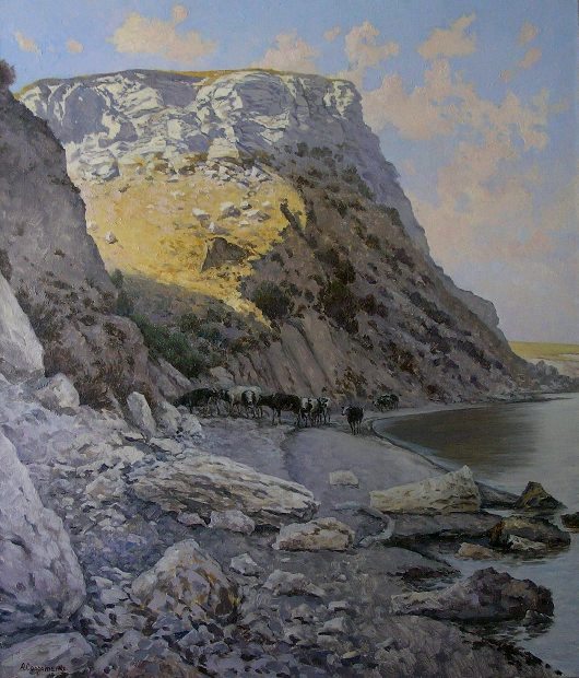 Коровы на берегу