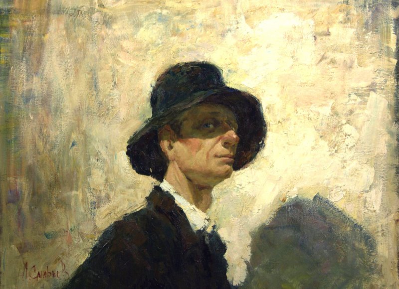 Е.Ходин подарил мне шляпу.