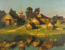 Северная деревня.