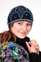 Голубое на черном