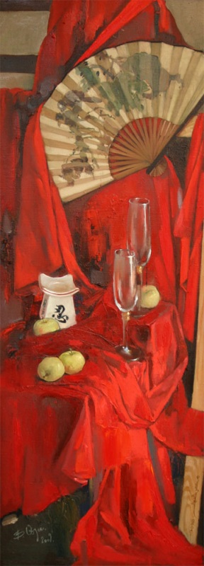 Красный натюрморт