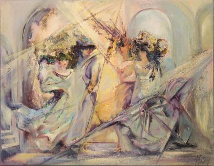 Девушки на карнавале