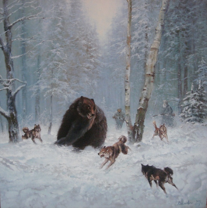 подняли медведя