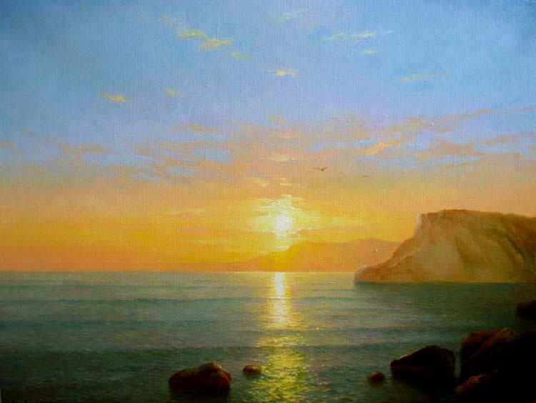 нереальный закат