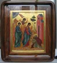 Явление св.Троицы преп. Александру свирскому.