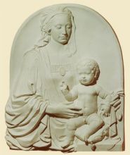 Декоративное панно "Мадонна с младенцем"