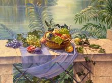 Роспись стен на кухне. "Натюрморт - обманка"