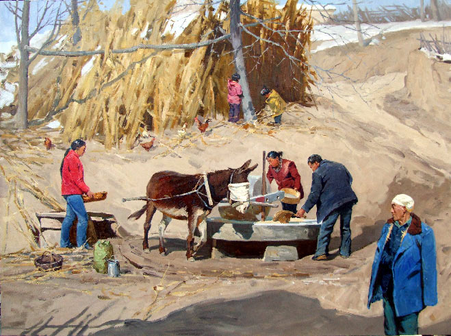 Помол кукурузы