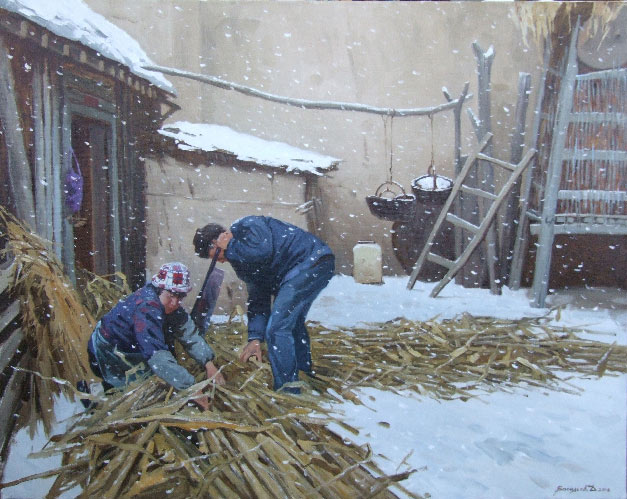 Рубка кукурузы