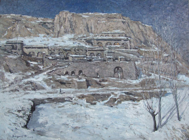 А moonlight night i Schambei