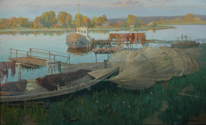 Evening on Ladoga