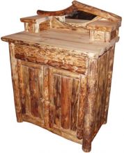 Комод с зеркалом.