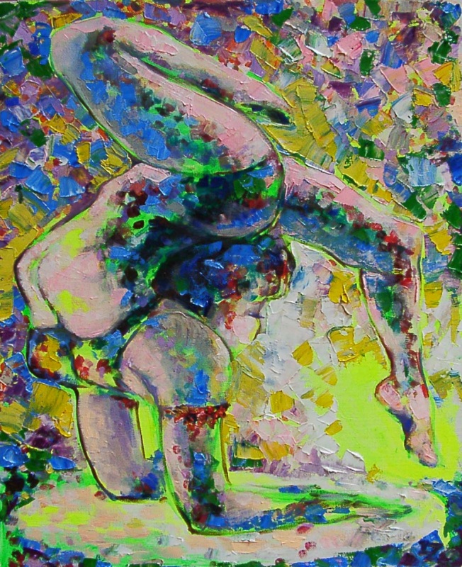 Женщина-змея,40х45