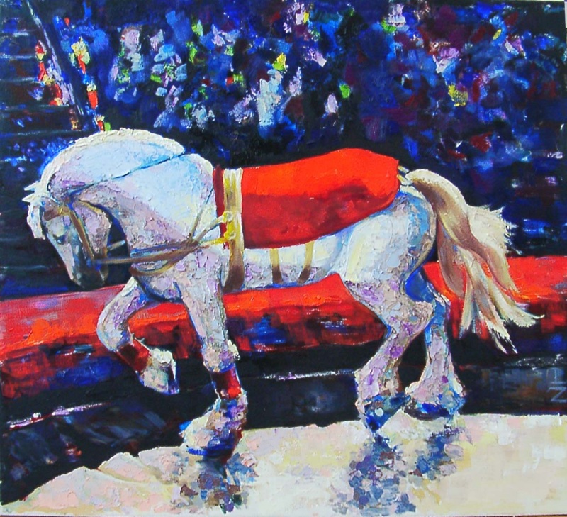 лошадка, 80х70