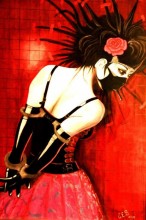 Девушка в маске