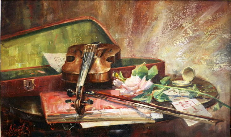 скрипка сфутляром