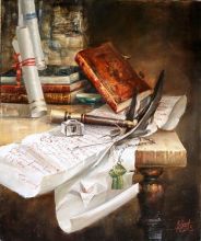 Натюрморт с подзорной трубой