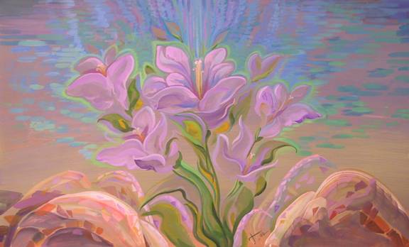 Камни и цветы