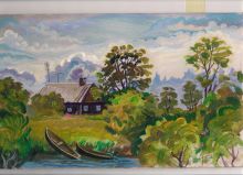 Лодки у Чудского озера