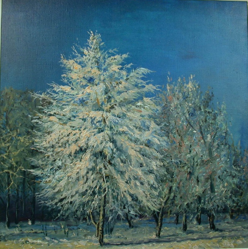 Зимнее дерево.