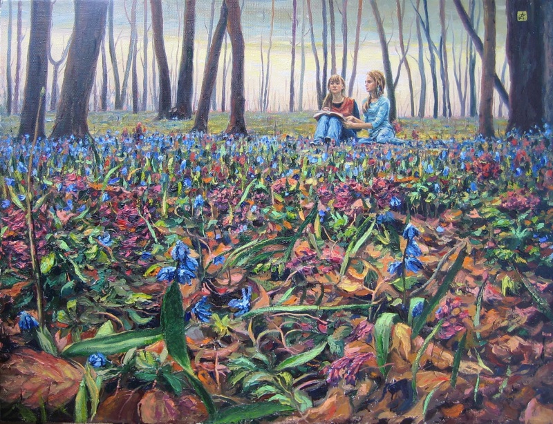 Апрельские подружки.