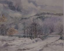 Старый мостик. Зима