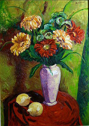 Натюрморт с лимонами.