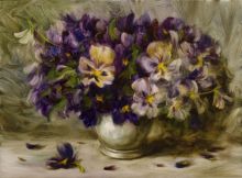 Букет анютиных глазок