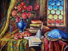 Натюрморт со скрипкой.