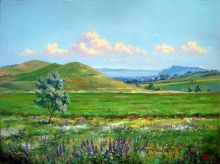 Май.Въезд в город