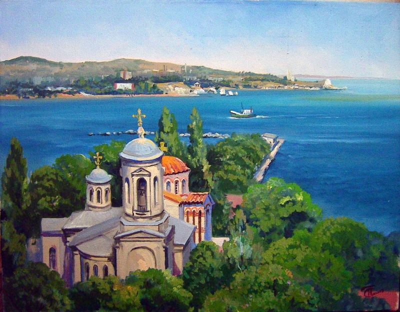 Керченский пролив.Церковь Иоанна Предтечи