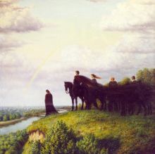 "Прощание с Москвой". Илл. к роману М. ...