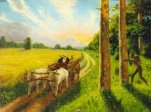 "Чёрт и крестьянин". 1991 г.