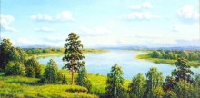 "Утро на реке". 2000 г.