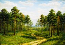 "Дорога в сосновом лесу". 1996 г.